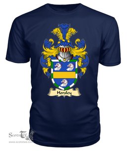 ScotsTee Horseley or Horsley Coat Of Arms Family Crest England V23 T Shirt