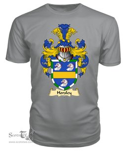 ScotsTee Horseley or Horsley Coat Of Arms Family Crest England V23 T Shirt