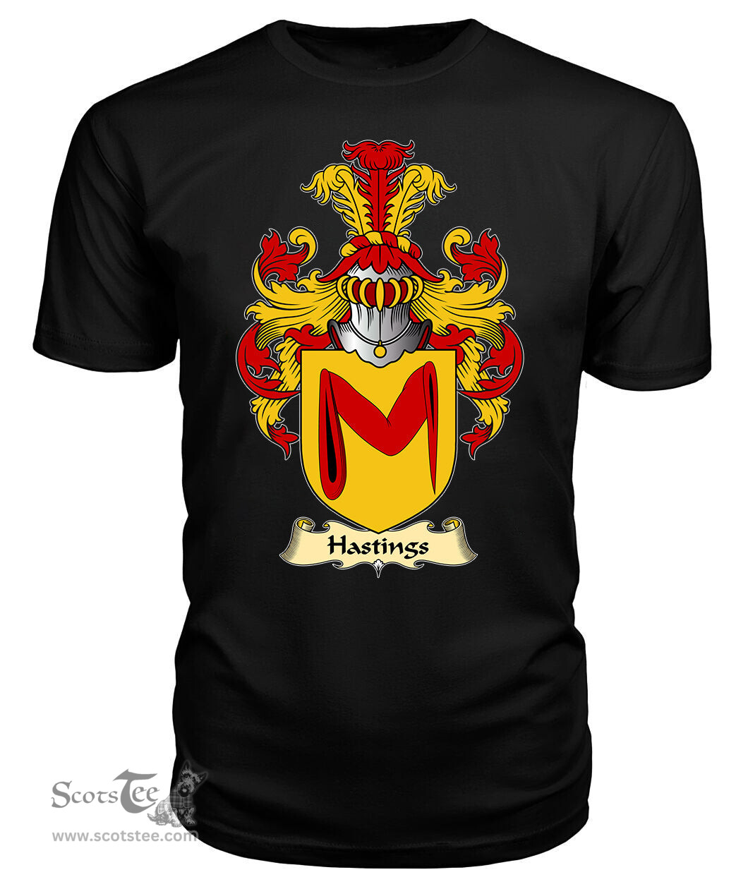 ScotsTee Hastings Coat Of Arms Family Crest England V23 T Shirt