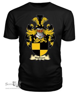 ScotsTee Higham Coat Of Arms Family Crest England V23 T Shirt