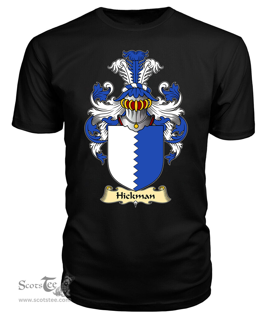 ScotsTee Hickman Coat Of Arms Family Crest England V23 T Shirt
