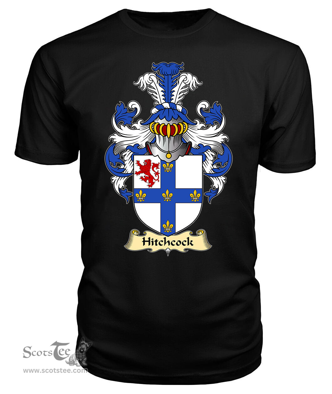 ScotsTee Hitchcock Coat Of Arms Family Crest England V23 T Shirt