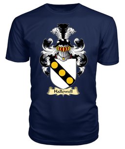 ScotsTee Hallewell Coat Of Arms Family Crest England V23 T Shirt
