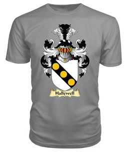 ScotsTee Hallewell Coat Of Arms Family Crest England V23 T Shirt
