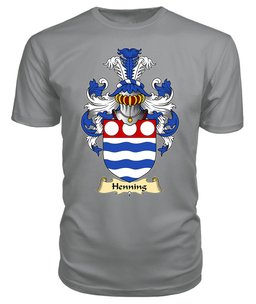 ScotsTee Henning Coat Of Arms Family Crest England V23 T Shirt