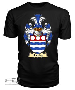 ScotsTee Henning Coat Of Arms Family Crest England V23 T Shirt