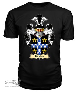 ScotsTee Hacker Coat Of Arms Family Crest England V23 T Shirt