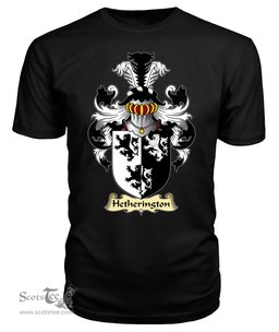 ScotsTee Hetherington Coat Of Arms Family Crest England V23 T Shirt