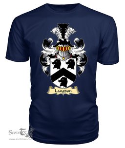 ScotsTee Langdon Coat Of Arms Family Crest England V23 T Shirt