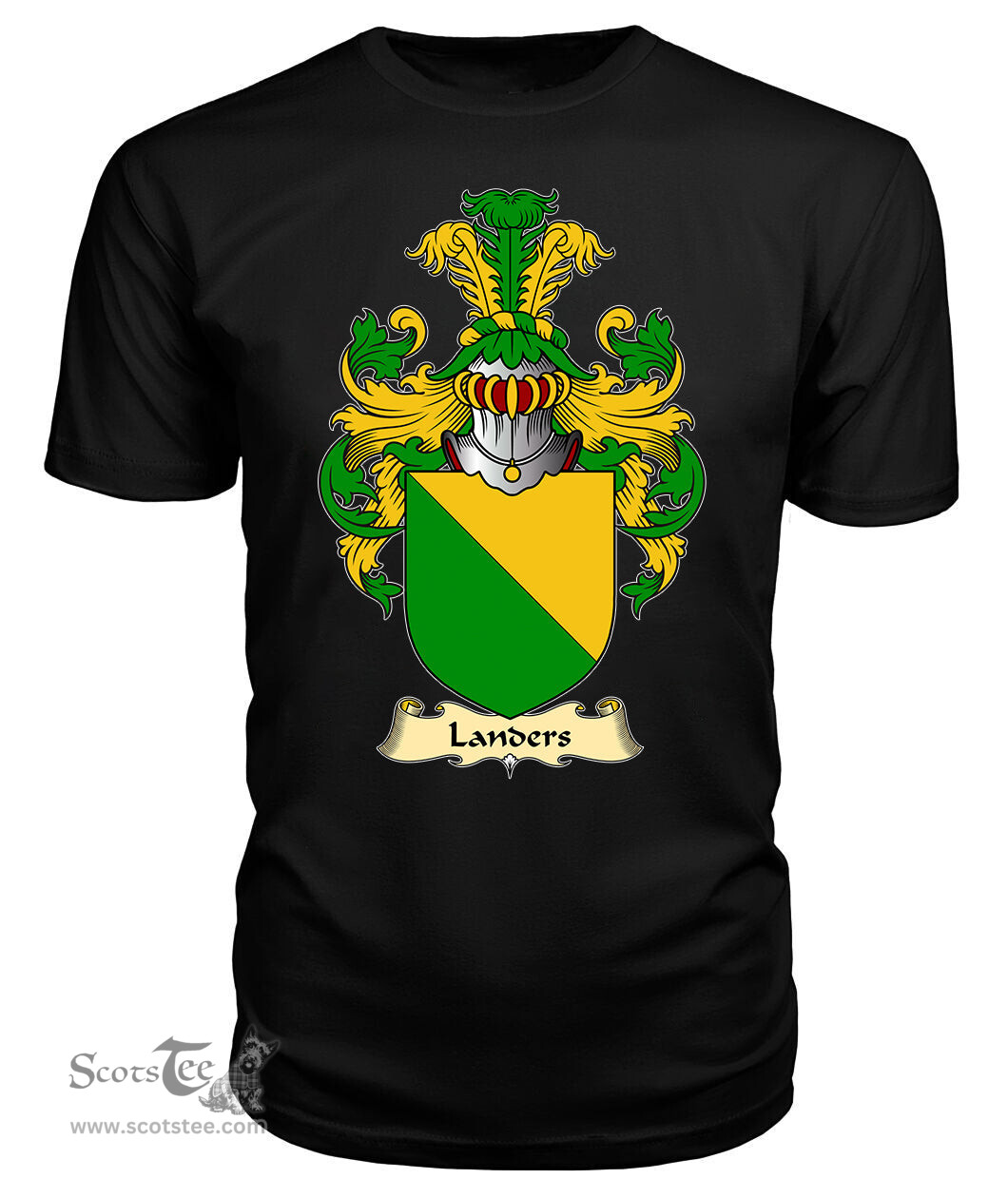 ScotsTee Lander (s) Coat Of Arms Family Crest England V23 T Shirt