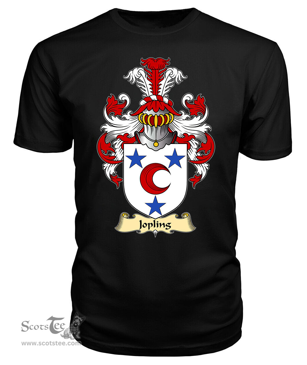 ScotsTee Jopling Coat Of Arms Family Crest England V23 T Shirt