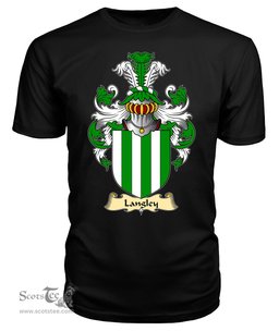 ScotsTee Langley Coat Of Arms Family Crest England V23 T Shirt