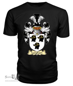 ScotsTee Langham Coat Of Arms Family Crest England V23 T Shirt