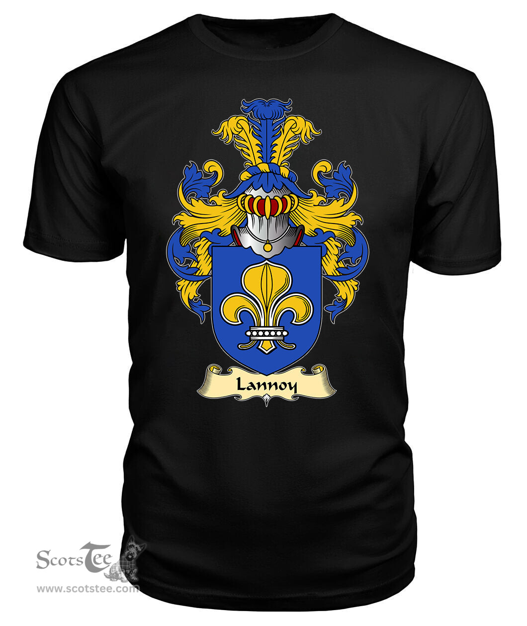 ScotsTee Lannoy Coat Of Arms Family Crest England V23 T Shirt