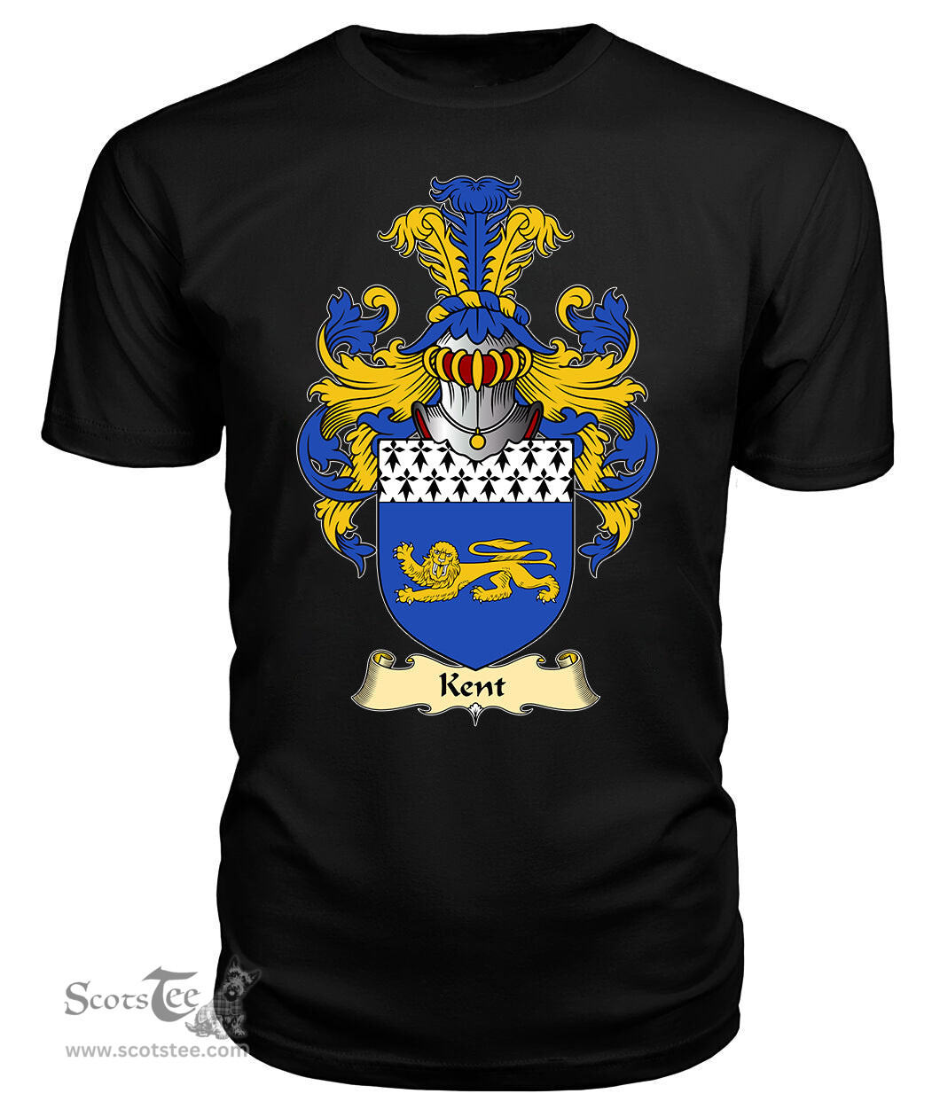 ScotsTee Kent Coat Of Arms Family Crest England V23 T Shirt