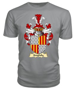 ScotsTee Knightly or Knightley Coat Of Arms Family Crest England V23 T Shirt