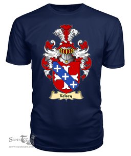 ScotsTee Kelsey Coat Of Arms Family Crest England V23 T Shirt