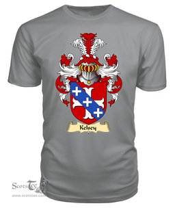 ScotsTee Kelsey Coat Of Arms Family Crest England V23 T Shirt