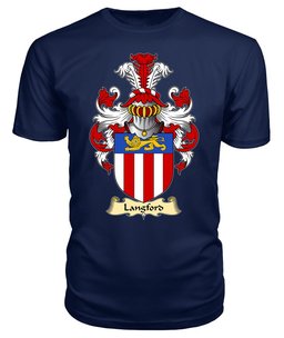 ScotsTee Langford Coat Of Arms Family Crest England V23 T Shirt