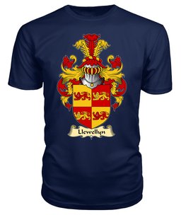 ScotsTee Llewellyn (Wales) Coat Of Arms Family Crest England V23 T Shirt