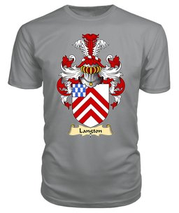 ScotsTee Langton Coat Of Arms Family Crest England V23 T Shirt