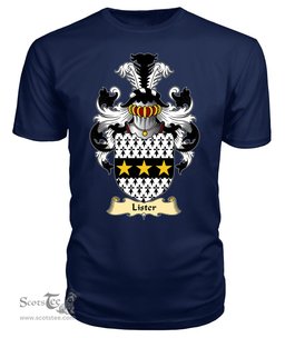 ScotsTee Lister Coat Of Arms Family Crest England V23 T Shirt