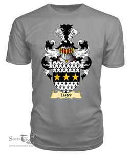 ScotsTee Lister Coat Of Arms Family Crest England V23 T Shirt
