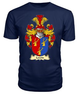 ScotsTee Lewin Coat Of Arms Family Crest England V23 T Shirt
