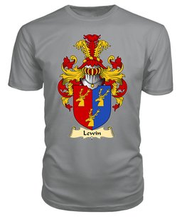 ScotsTee Lewin Coat Of Arms Family Crest England V23 T Shirt