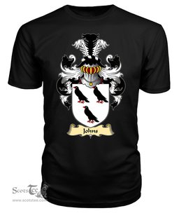 ScotsTee Johns Coat Of Arms Family Crest England V23 T Shirt