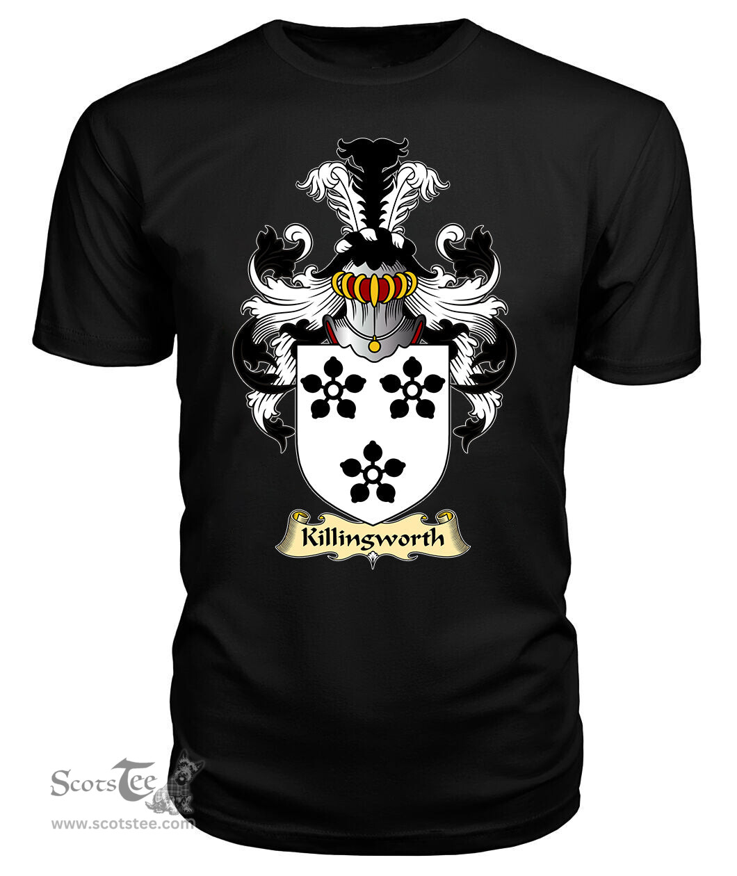 ScotsTee Killingworth Coat Of Arms Family Crest England V23 T Shirt