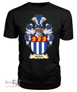 ScotsTee Marsh Coat Of Arms Family Crest England V23 T Shirt