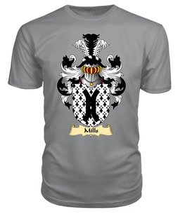 ScotsTee Mills Coat Of Arms Family Crest England V23 T Shirt