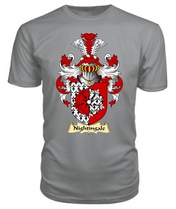 ScotsTee Nightingale Coat Of Arms Family Crest England V23 T Shirt