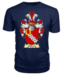 ScotsTee Milbank Coat Of Arms Family Crest England V23 T Shirt