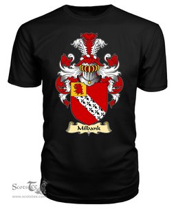 ScotsTee Milbank Coat Of Arms Family Crest England V23 T Shirt