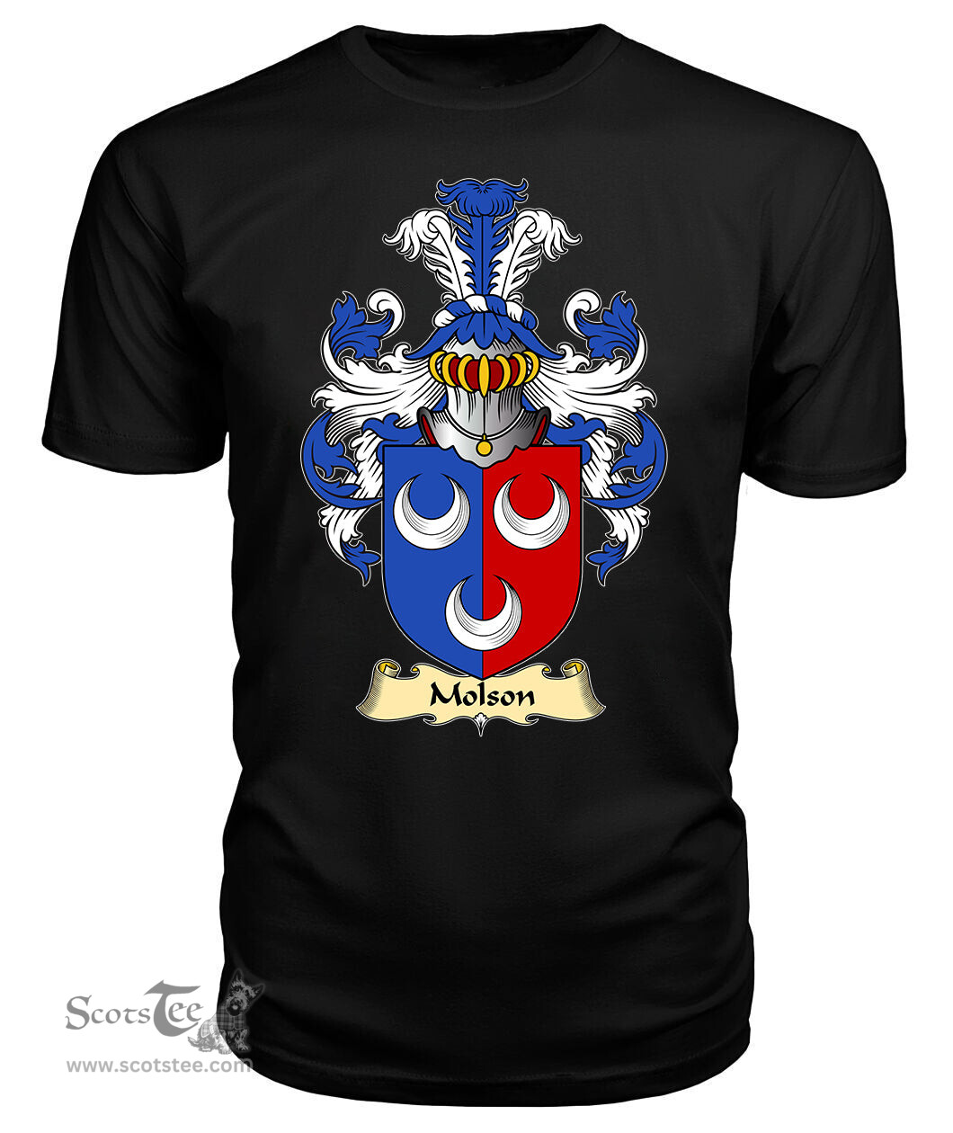 ScotsTee Molson Coat Of Arms Family Crest England V23 T Shirt