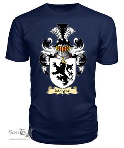 ScotsTee Morgan I (Wales) Coat Of Arms Family Crest England V23 T Shirt