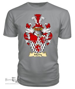 ScotsTee Merry Coat Of Arms Family Crest England V23 T Shirt