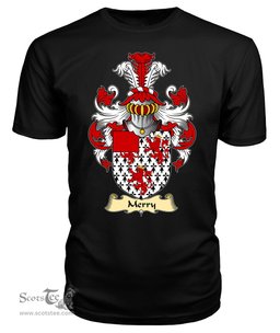 ScotsTee Merry Coat Of Arms Family Crest England V23 T Shirt