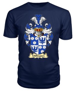 ScotsTee Millington Coat Of Arms Family Crest England V23 T Shirt