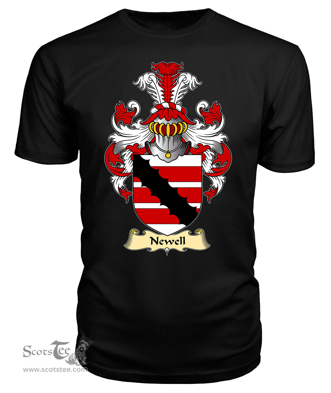 ScotsTee Newell Coat Of Arms Family Crest England V23 T Shirt
