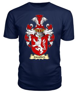 ScotsTee Montford Coat Of Arms Family Crest England V23 T Shirt