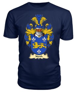 ScotsTee North Coat Of Arms Family Crest England V23 T Shirt