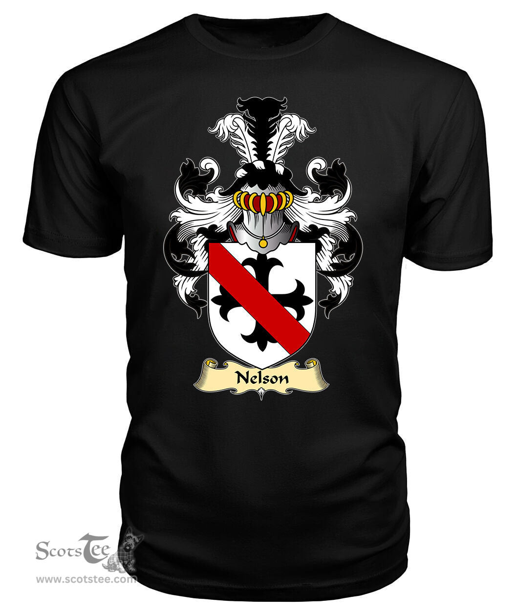 ScotsTee Nelson I Coat Of Arms Family Crest England V23 T Shirt