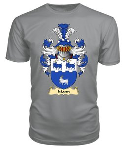 ScotsTee Man or Mann Coat Of Arms Family Crest England V23 T Shirt