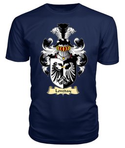 ScotsTee Loveday Coat Of Arms Family Crest England V23 T Shirt