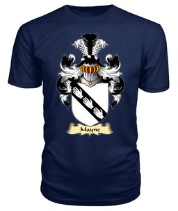 ScotsTee Main or Mayne Coat Of Arms Family Crest England V23 T Shirt