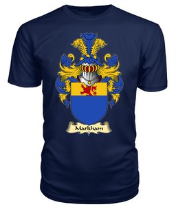 ScotsTee Markham Coat Of Arms Family Crest England V23 T Shirt