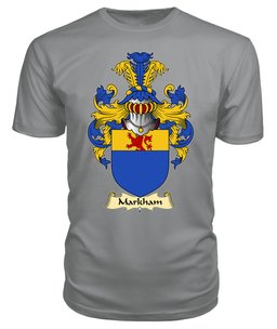 ScotsTee Markham Coat Of Arms Family Crest England V23 T Shirt